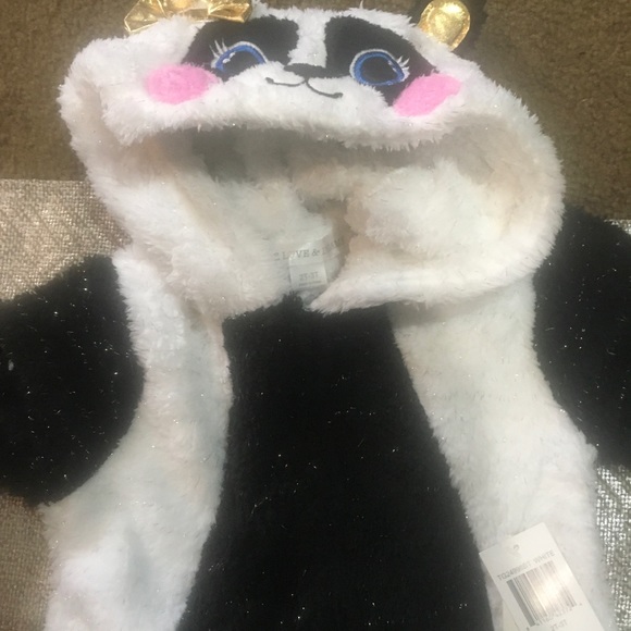 Girls new panda pajamas size 2-3T - Picture 3 of 5